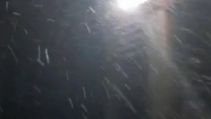 Yıldız Dağı Kayak Merkezi'ne mevsimin ilk karı düştü